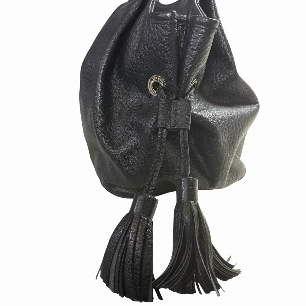 Kate Spade Stevie Berkshire Road Pebble Leather Tassel Satchel Handbag Hobo $395